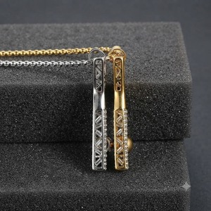 Collier pendentif papillon en zircon glacé, plaqué or 18 carats, chaîne serpent, bijoux unisexe pour soirée - Product Image 3