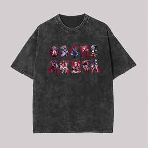 Camiseta Oversize de Algodón Estampada Personalizada de Alta Calidad con Diseño Gráfico de Peces Japoneses en la Espalda, Estilo Urbano, Ajuste Holgado y Transpirable - Product Image 4