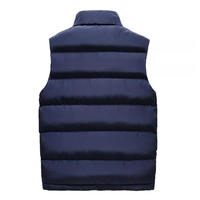 Gilet matelassé fin personnalisé OEM pour homme – Veste d'hiver sans manches de haute qualité, chaude, respirante, coupe-vent, avec logo frontal, chauffe-corps