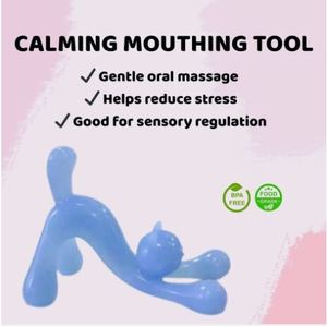 Mordedor de Silicona de Grado Alimenticio Sin BPA de Medilab India, Juguete Sensorial con Forma de Gato, Juguete de Masaje Oral Suave para Bebés y Niños Pequeños - Product Image 3