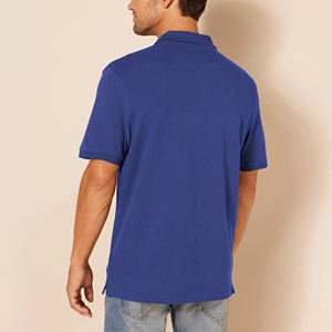 Chemise polo pour homme de couleur unie, de haute qualité, décontractée, en coton tricoté, séchage rapide, coupe confortable, vêtements de sport, vêtements d'été - Product Image 2