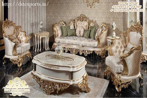 ชุดโซฟา7ที่นั่งสไตล์คลาสสิก, ชุดโซฟาสไตล์บาร็อค - Product Image 6