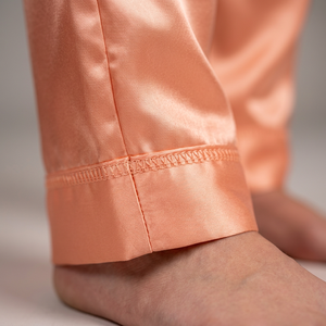 Ensemble de salon en satin sans manches pour femmes, pyjama décontracté en soie douce, vêtements de nuit - Product Image 5