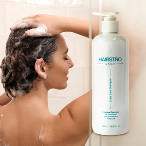 Champú HAIRSTRO para el Cuidado Diario del Cuero Cabelludo 500ml Fórmula Concentrada Limpieza Profunda Alivio de la Caída del Cabello Nutrición Capilar Unisex Para Todo Tipo de Cabello - Product Image 1