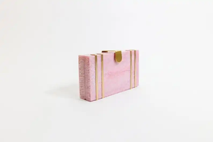 Handbags Ladies Resin Luxury Fashion Hand-painted Square Evening <b>Clutch</b> Bag From Uttar Pradesh by FAIZA CRAFT - Product Image 6