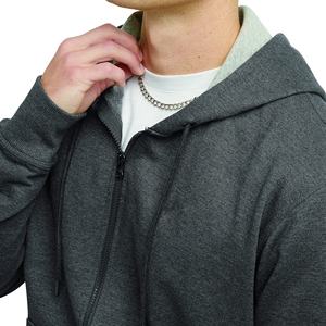 Nouveau sweat à capuche uni pour hommes polaire veste à capuche zippée sweat à capuche fermeture éclair haut sweat à capuche et sweat-shirt thermique pour hommes - Product Image 4