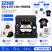 Imprimante DTF DTG 3250D Pro A3 XP600 32x50cm pour impression directe sur vêtement, machine d'impression de t-shirts, encre blanche, film PET, vêtements personnalisés