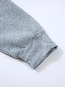 Girls Kangaroo Pocket Hooded <b>Sweater</b> <b>Set</b> | Multi Channel Drawstring Waist Lounging Tracksuit | Plain Aesthetic Active <b>Set</b> - Product Image 4