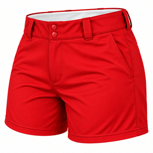 Shorts Deportivos de Alta Calidad para Mujer, Shorts de Béisbol Resistentes con Presillas para Cinturón, Shorts Personalizados para Equipos Deportivos Femeninos - Product Image 5