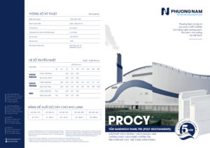 Panel de Pared Interior PROCY PIR, Ligero, Resistente al Fuego, Aislamiento Térmico, Insonorización, Resistente al Agua, Ecológico - Product Image 2