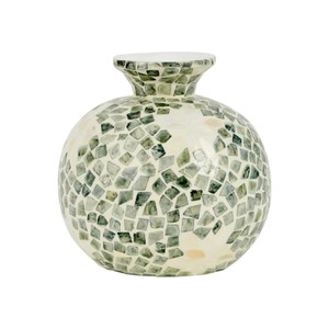 Luxury Hand Inlaid Mother of Pearl <b>Decorative</b> <b>Vase</b> for Premium Interior Decoration and Elegant Floral Presentation - Product Image 5