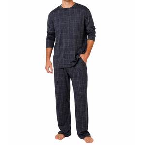 Conjunto de Pijamas de Punto para Hombre, 100% Algodón, Suave y Transpirable, Proveedor OEM - Product Image 3