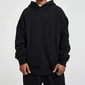 Affordable Mens <b>Hoodies</b> Blank Hooded Sweatshirts Soft Fleece Winter Wear Custom Embroidery Wholesale Manufacturer - Product Image 3