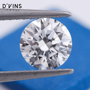 D'vins Jewels - Diamante Redondo Cultivado en Laboratorio 3EX de 0.5ct, Claridad VS VVS, Color D, Gran Descuento, Precio al por Mayor - Product Image 2