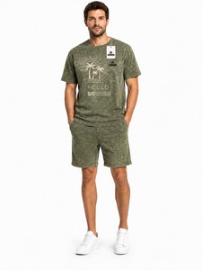 <b>Men</b> Summer Two Piece Clothing <b>Set</b> <b>Short</b> Sleeve <b>Top</b> with <b>Shorts</b> for Casual Streetwear <b>and</b> Travel with Oem Service Best Quality - Product Image 5