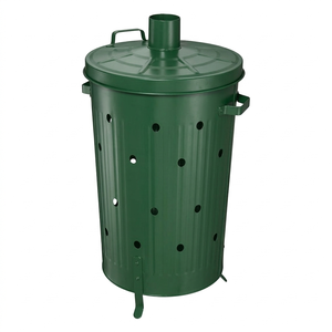 New Design High Quality Portable Galvanized Steel Fire Pit with Lid for Outdoor Garden Waste Burning - Product Image 6