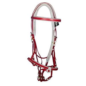 Ensemble de bridon et de harnais pour cheval en cuir de qualité supérieure |   Rênes de tête imperméables faciles à retirer |   OEM personnalisé Inde MOQ 5 - Product Image 1