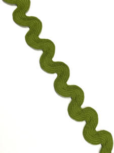 Ruban de dentelle en organza coloré de 5 mm, brodé double face, haute ténacité, 100 % polyester, bordure en ruban zigzag, pour la couture de fleurs - Product Image 3