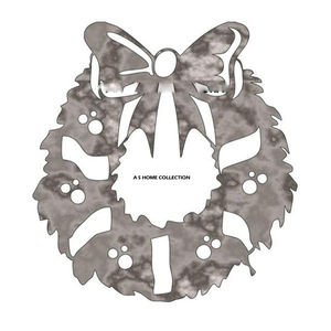 Décoration Murale de Noël en Aluminium Argenté à Sublimation pour Cadeaux et Autres Décorations de Fêtes - Product Image 6