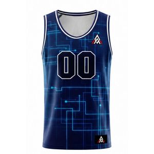 Maillot de basket-ball de haute qualité avec tissu respirant et coupe athlétique confortable pour les joueurs actifs, service OEM - Product Image 1