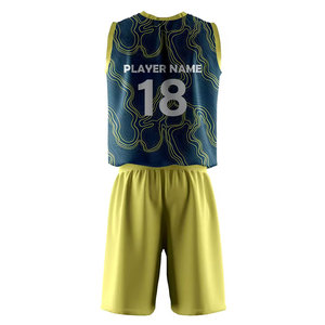 Tenue de volley-ball pour hommes, respirante et anti-transpiration, maillot et short pour volley-ball en salle et en extérieur - Product Image 2