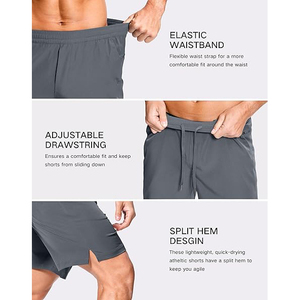 Pantalones Cortos Deportivos de Malla para Hombre, Transpirables, Ligeros, para Correr, Entrenamiento, Baloncesto, Fitness, 5 Pulgadas de Entrepierna, Secado Rápido - Product Image 5