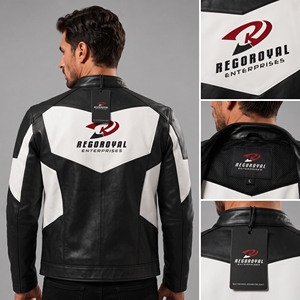 Veste en cuir pour homme de qualité supérieure offrant un confort exceptionnel, un style moderne et des performances durables pour un usage quotidien. Vente en gros. - Product Image 2