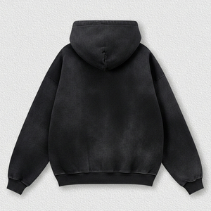 Sweat à capuche streetwear Y2K coupe ample en molleton de coton épais, pull personnalisé, fournisseur OEM Pakistan - Product Image 4
