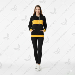 Sudadera con Capucha Urbana Personalizada con Logotipo Bordado/Estampado, Paneles de Color, Forro Polar Suave, Bolsillo Canguro, Unisex, Estilo Moderno para Uso Diario - Product Image 6