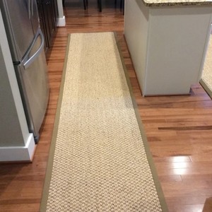 Natural Jute Area <b>Rug</b> Black Border Handwoven Carpet Eco Friendly Living Room Bedroom Coastal <b>Boho</b> Floor Decor - Product Image 2
