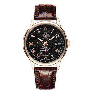 Reloj de Pulsera para Hombre, Elegante y Exquisito, de Lujo, con Correa de Cuero Vacuno, Deportivo, Casual, Mecánico Automático - Product Image 2