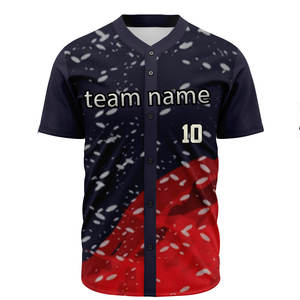 Maillots de baseball personnalisés, uniformes de baseball par sublimation très demandés, vêtements de softball pas chers, maillots de baseball OEM - Product Image 3