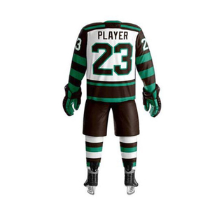 Uniforme de hockey sur glace imprimé par sublimation tendance, vêtements de sport personnalisés de haute qualité, uniformes de hockey à prix compétitif en gros - Product Image 6