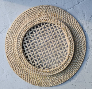 Natural Rattan Charger Plate Wicker Table Charger Handwoven Rattan Placemat Eco Friendly Round Dining Table Decoration - Product Image 5