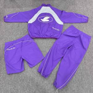 Wholesale Custom Mens Color Block Patchwork Windbreaker Nylon <b>Tracksuit</b> Mens Track Zip up Jacket and Pants Windbreaker Set - Product Image 5