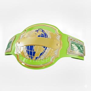 Custom World Heavyweight Championship Wrestling Title Belt 2cm Gold Plates Leather Waterproof Highly Breathable Eco-Friendly - Product Image 4