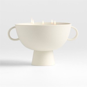 Recipiente de Cerámica para Velas, Acabado Mate, Resistente al Calor, Pared Gruesa, Duradero, Decoración para el Hogar, Elegante Portavelas Individual - Product Image 5