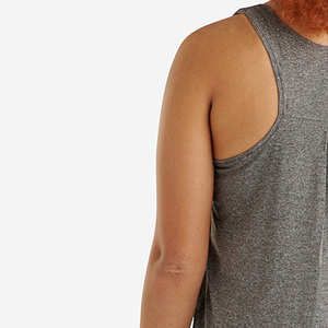 Women's Solid Casual Breathable <b>Flowy</b> Tank <b>Top</b> with Jersey Fabric ODM Supply - Product Image 2