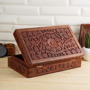 Eco Friendly Natural Wood <b>Storage</b> <b>Box</b> for Sustainable Home Organization and Retail Packaging - Product Image 6