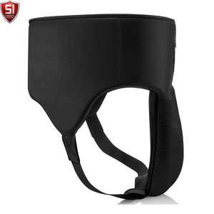 อุปกรณ์ป้องกันอวัยวะเพศชาย SUMROOS INDUSTRY PU Boxing Groin Guard ระบายอากาศได้ดีและสวมใส่สบาย แผ่นรองป้องกันสำหรับการฝึกซ้อม MMA และคิกบ็อกซิ่ง - Product Image 4