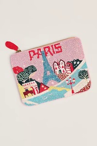 Porte-monnaie en perles NEW YORK Crystal Craft, sac perlé personnalisable avec logo, broderie artisanale, thème international de l'amour - Product Image 2