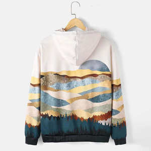 Hoodies d'hiver, service OEM, hoodies sublimés, basiques, en coton mélangé, design personnalisé, respirants, hoodies sublimés pour hommes - Product Image 2