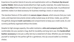 Portefeuille homme en cuir véritable de qualité supérieure, à double pliage, avec plusieurs emplacements pour cartes et design texturé, fin et minimaliste, beige - Product Image 6