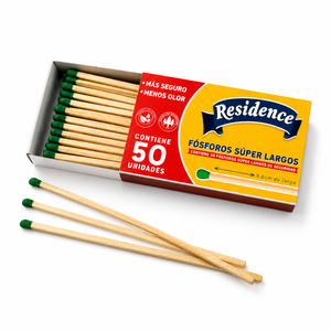 Allumettes longues pour barbecue, grillades, cuisson en extérieur, foyer, feu de camp, allumage de feu de bois, allumettes de sécurité - Product Image 1
