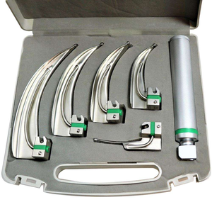 Ensemble de laryngoscopes avec lames et poignée pour la gestion des voies respiratoires chez l'adulte et l'enfant, intubation endotrachéale, usage ORL - Product Image 6