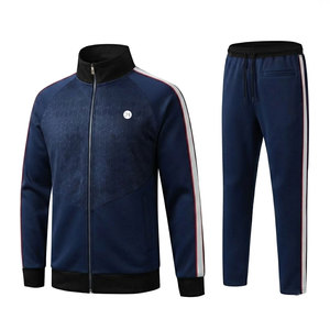 Ensemble veste et pantalon de sport pour homme, idéal pour un style de vie actif, l'entraînement physique et les vêtements de sport quotidiens - Product Image 1