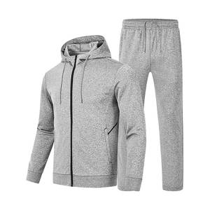 Conjunto Deportivo Slim Fit para Hombre, con Cordón Ajustable, Chaqueta con Logotipo Personalizado, Diseño Sólido, Ecológico y Transpirable - Product Image 1