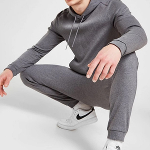 Ensemble de survêtement décontracté pour homme à capuche, en molleton 100 % coton, séchage rapide, idéal pour l'hiver, avec impression personnalisée - Product Image 2