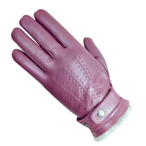 Guantes de cuero unisex con pantalla táctil transfronteriza, cálidos para invierno, impermeables, cortavientos, acolchados de terciopelo, para exteriores - Product Image 6