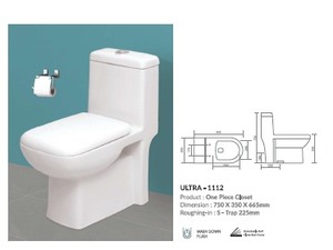 ตู้เสื้อผ้าวันพีซ 750X350X665 มม. พร้อมท่อ S ขนาด 225 มม. - Product Image 2